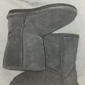 Bearpaw Gray Suede Boots